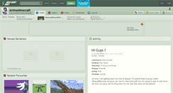 Desktop Screenshot of animeminecraft.deviantart.com