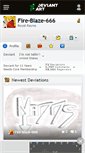 Mobile Screenshot of fire-blaze-666.deviantart.com