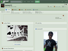 Tablet Screenshot of hosmer23.deviantart.com
