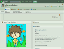 Tablet Screenshot of believeproductions.deviantart.com