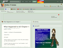 Tablet Screenshot of himiko-17-areess.deviantart.com