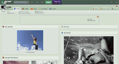 Desktop Screenshot of lyzie.deviantart.com
