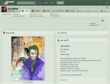 Tablet Screenshot of dj-hatter.deviantart.com