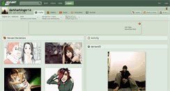Desktop Screenshot of darkharbinger14.deviantart.com