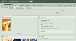 Desktop Screenshot of blackknighttgs.deviantart.com
