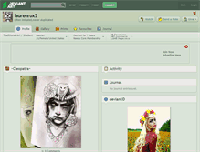 Tablet Screenshot of laurenrox5.deviantart.com