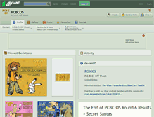 Tablet Screenshot of pcbcos.deviantart.com