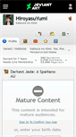 Mobile Screenshot of hiroyasuyumi.deviantart.com