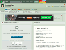 Tablet Screenshot of hiroyasuyumi.deviantart.com