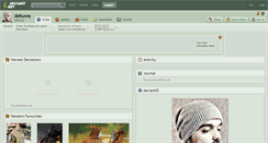 Desktop Screenshot of dekuwa.deviantart.com