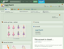 Tablet Screenshot of angel-pixel15.deviantart.com