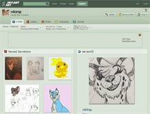 Tablet Screenshot of niklnip.deviantart.com