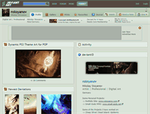Tablet Screenshot of nstoyanov.deviantart.com