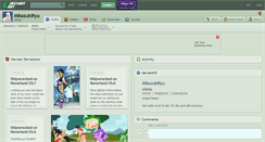Desktop Screenshot of mikazukiryu.deviantart.com