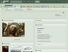 Tablet Screenshot of jbondanza.deviantart.com