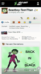 Mobile Screenshot of beastboy-teentitan.deviantart.com