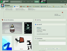 Tablet Screenshot of bvision.deviantart.com