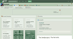 Desktop Screenshot of gorshank.deviantart.com