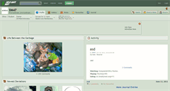 Desktop Screenshot of dm47.deviantart.com