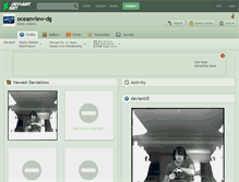 Tablet Screenshot of oceanview-dg.deviantart.com