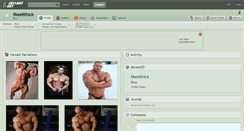 Desktop Screenshot of likesitthick.deviantart.com