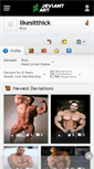 Mobile Screenshot of likesitthick.deviantart.com