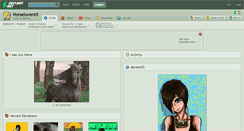 Desktop Screenshot of horseluver65.deviantart.com