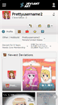 Mobile Screenshot of prettyusername2.deviantart.com