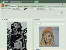 Tablet Screenshot of kikit13.deviantart.com