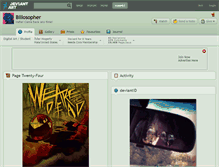 Tablet Screenshot of billosopher.deviantart.com