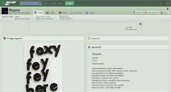 Desktop Screenshot of feyyore.deviantart.com