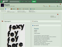 Tablet Screenshot of feyyore.deviantart.com