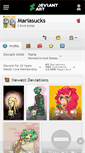 Mobile Screenshot of mariasucks.deviantart.com