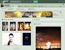 Tablet Screenshot of f3rk3s.deviantart.com