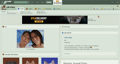 Desktop Screenshot of cat-crazy.deviantart.com