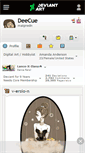 Mobile Screenshot of deecue.deviantart.com