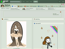 Tablet Screenshot of deecue.deviantart.com