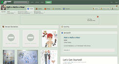 Desktop Screenshot of matt-x-mello-x-near.deviantart.com