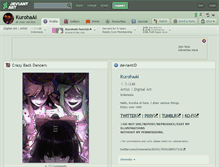 Tablet Screenshot of kurohaai.deviantart.com