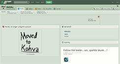 Desktop Screenshot of metoku.deviantart.com