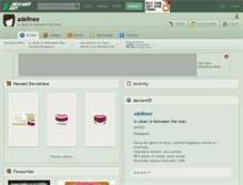 Tablet Screenshot of adelinee.deviantart.com