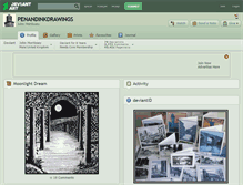 Tablet Screenshot of penandinkdrawings.deviantart.com