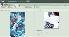 Desktop Screenshot of myhilary.deviantart.com