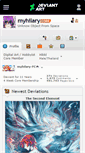 Mobile Screenshot of myhilary.deviantart.com