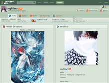 Tablet Screenshot of myhilary.deviantart.com