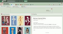 Desktop Screenshot of mhcreation.deviantart.com