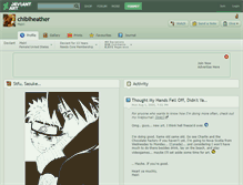 Tablet Screenshot of chibiheather.deviantart.com