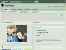 Tablet Screenshot of drunk-sincerity.deviantart.com