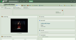 Desktop Screenshot of lenouvelerotique.deviantart.com