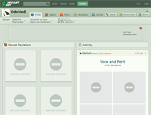Tablet Screenshot of odinvond.deviantart.com